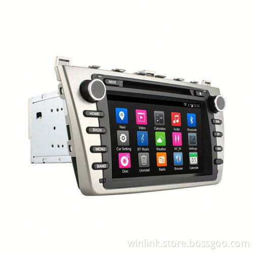 8 inch Android 4.4 quad core car DVD GPS for Mazda 6 2008 - 2012 with bluetooth handsfree